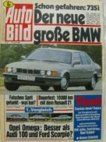 Auto Bild 35/1986 BMW 735i E32,Dauertest Renault 21,Vergleich