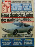 Auto Bild 45/1986 911 Turbo vs. 928 S4, Audi 80 vs. Mazda 626