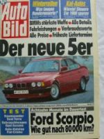 Auto Bild 2/1988 BMW E34, Dauertest:Ford Scorpio,Seat Terra