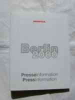 Honda Berlin 2000 Pressemappe Civic Accord Stream +Fotos