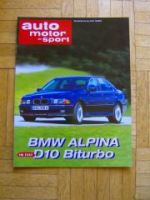 AMS 16/2000 BMW Alpina D10 Biturbo E39 Test