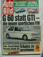 Auto Bild 21/1988 Golf II G60,Ferrari F40,Lotus Evanta,TVR S