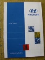 Hyundai AMI 2003 Pressemappe XG350 Matrix Edition Plus V6 coupe