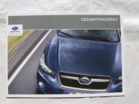 Subaru Gesamtprospekt 2012 XV,Forester,Outback,Legacy