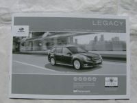 Subaru Legacy Preisliste Januar 2012 NEU