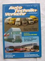 Auto Technik + Verkehr 6/1982 VW Transporter T3 Vergleich