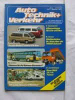 Auto Technik + Verkehr 4/1983 Toyota Model F vs. VW T3 Bus