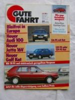 Gute Fahrt 5/1987 Audi 100, Jetta 16V