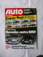 Auto Zeitung 1/1985 Opel Kadett GL vs. Jetta GL vs. Mazda 323 GL