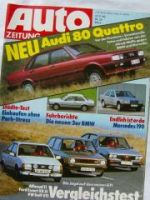 Auto Zeitung 24/1982 Audi 80 quattro, 190,3er E30,Alfasud Ti