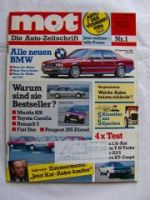 mot 1/1986 BMW,Opel Corsa 1.3i Kat,Carina II,Rover 213S,Lancia Y