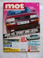 mot 9/1987 Honda Legend V6,Renault 19,Audi 90,BMW 325i E30,190E