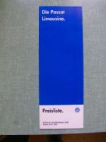 VW Passat Limousine Preisliste 3/1999 +Highline +TDi