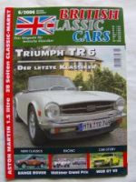 British Classic Cars 6/2006 Triumph TR6,Range Rover Supercharged,MGB GT V8