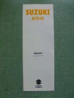 Suzuki Alto GL Preisliste 1/1999