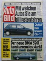 Auto Bild 14/1990 BMW 520i E34 vs. 100 2.0E vs.Scorpio 2.0iCL