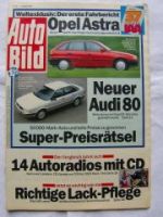 Auto Bild 32/1991 Opel Astra, Audi 80,535i E34, Honda Legend