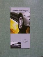 Nissan Leichtmetall-Felgen Prospekt
