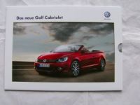 VW Golf6 Cabriolet Folien/Fotos Mappe NEU
