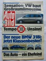 Auto Bild 50/1990 BMW 318i E36 vs. Audi 80 vs. 190E vs. Lancia D