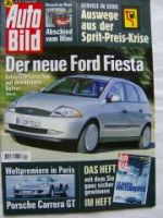 Auto Bild 40/2000 Ford Fiesta, Porsche Carrera GT,C200 T Kompres