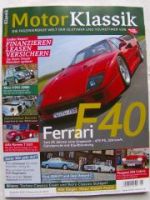Motor Klassik 6/2012 Ferrari F40,Peugeot 204 Cabrio,Alfa Romeo T