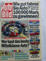 Auto Bild 20/1992 Audi 100C4,Mazda RX-7,Rover 200 Cabrio