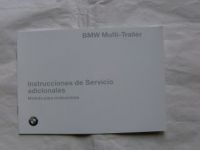 BMW Multi-Trailer Instucciones de Servicio adicionales 7/1998