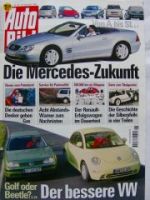 Auto Bild 46/1998 Golf IV vs. New Beetle,Mègane Dauertest