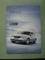Chrysler Sebring Technik/Ausstattung/Preise 4/2008