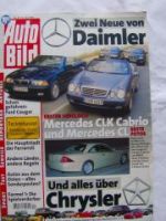Auto Bild 20/1998 Ford Cougar,CLK230 W208,BMW 328Ci E36 Cabriolet