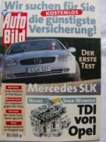 Auto Bild 28/1996 SLK R170,Fiat Marea,Peugeot 205,