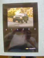 Chevrolet Blazer Prospekt 1998 +Preise 1/1999 NEU