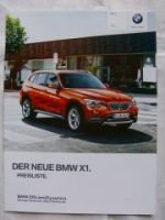 X1 sDrive 18i,20i,28i,16d,18d,20d,25d E84 Juli 2012