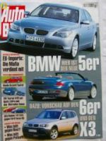 Auto Bild 14/2003 Honda Accord Tourer,VW Touran,Zafira