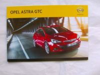 Opel Astra GTC Prospekt November 2011 NEU