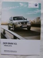 X3 xDrive20i,28i,35i,20d,30d,35d August 2012 F25