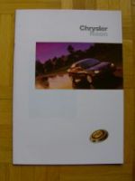 Chrysler Neon Prospekt Rechtslenker UK NEU