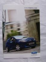 Ford Fiesta Van Prospekt Januar 2012 NEU