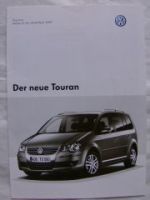 VW Touran 14.September 2006 Preisliste NEU