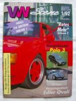VW Scene 1/1992 Scirocco II, Polo III,Käfer Ovali