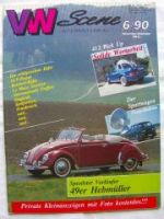 VW Scene 6/1990 412 Pickup, Hebmüller Speedster,T3 Doka
