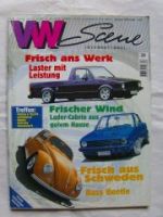 VW Scene 1/1997 VW Caddy,Golf I Cabrio, T2,Karmann Ghia