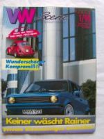 VW Scene 1/1995 Export Käfer, GolfI,MS Buggy,T1 Transporter