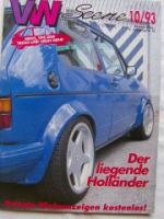 VW Scene 10/1993 Golf I, Polo,VW Tpy3 Variant,
