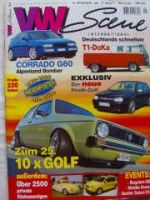 VW Scene 5/1999 T1 DoKa,Corrado G60,1303LS Cabrio,Golf III