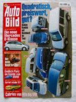 Auto Bild 16/2005 B-Klasse, BMW E91, Berlingo,Caddy Life, Combo