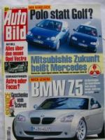 Auto Bild 49/2001 Vectra, Polo 1.4 vs. VW Golf,Kia Carnival 2.9H