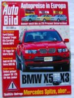 Auto Bild 4/2002 BMW X5 4.6iS E53,A4 2.5tdi vs. S60 D5 Comfort