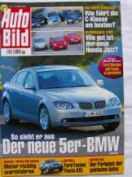 Auto Bild 6/2002 C270CDI,C200K,C240 W203,Ford Fusion,